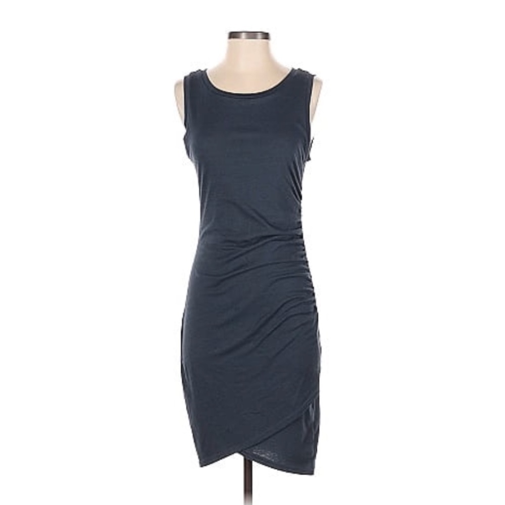 Leith Ruched Body-con Sleeveless dress
